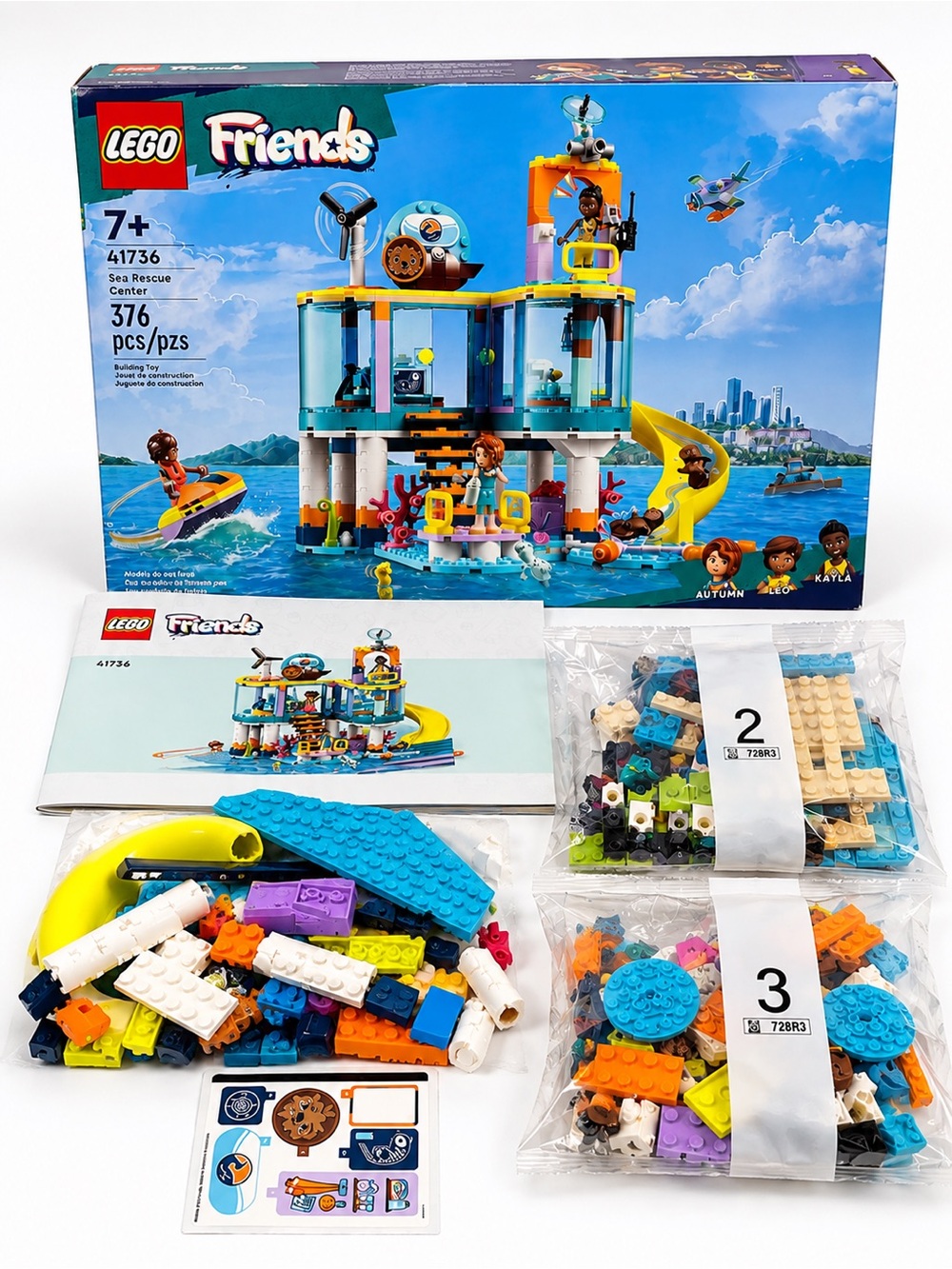LEGO Friends 41736 Sea Rescue Center Complete Set Box Sealed Bags Retired